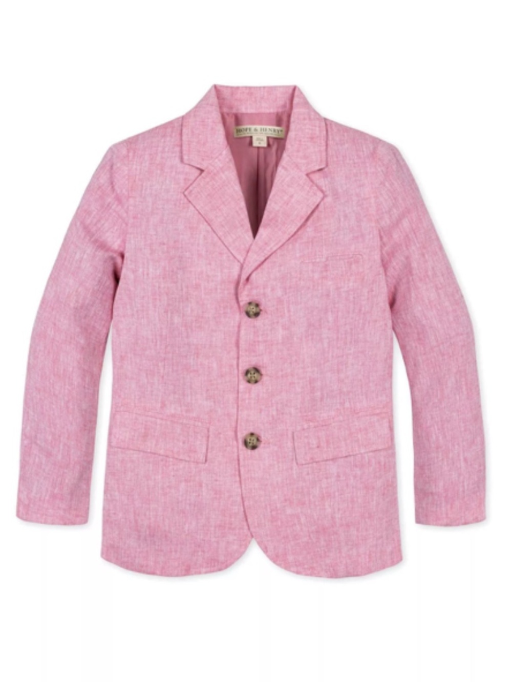 Hope & Henry Boys Heirloom Linen Suit Jacket (Size: 3T)